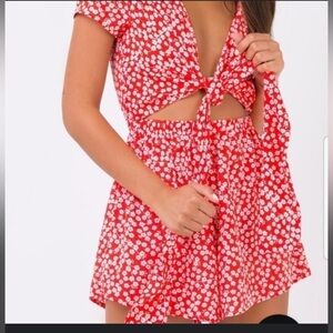 Princess Polly ditzy floral romper